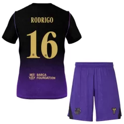 Maillot FC Barcelone Rodrigo 16 Enfant Extérieur 2026-27 Maillot FC Barcelone Rodrigo 16 Enfant Extérieur 2026-27