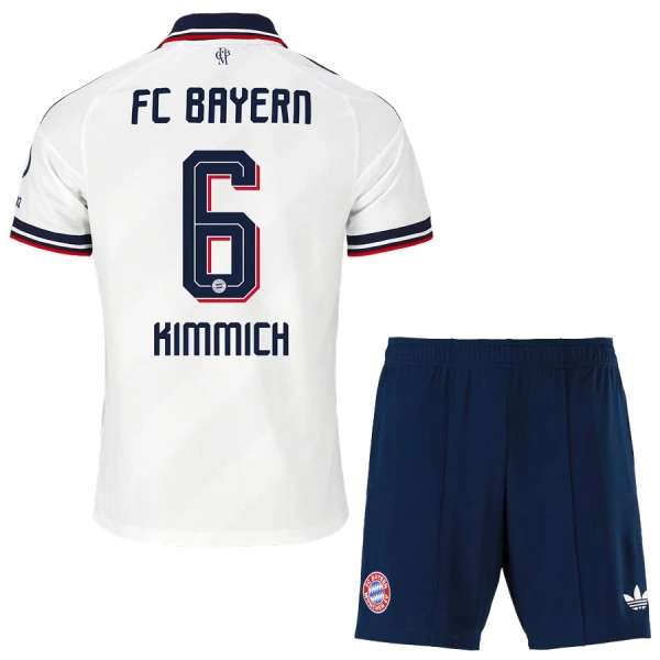 Maillot FC Bayern Munich Kimmich 6 Enfant Extérieur 2026-27 Maillot FC Bayern Munich Kimmich 6 Enfant Extérieur 2026-27
