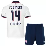 Maillot FC Bayern Munich Luis Diaz 14 Enfant Extérieur 2026-27
