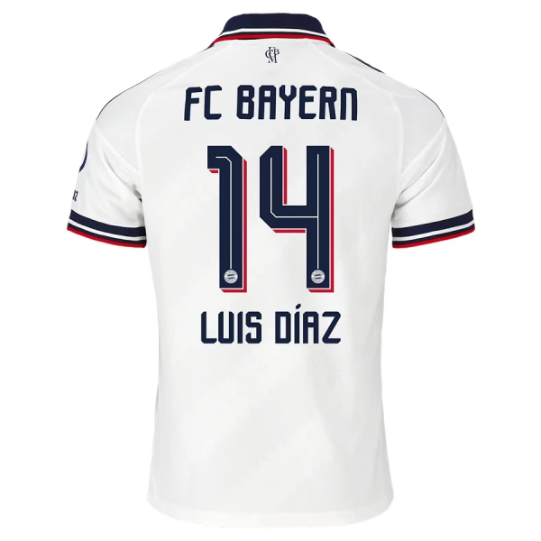 Maillot FC Bayern Munich Luis Diaz 14 Homme Extérieur 2026-27