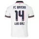Maillot FC Bayern Munich Luis Diaz 14 Homme Extérieur 2026-27