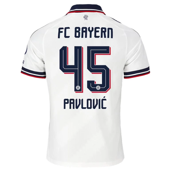 Maillot FC Bayern Munich Pavlovic 45 Homme Extérieur 2026-27 Maillot FC Bayern Munich Pavlovic 45 Homme Extérieur 2026-27