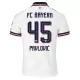 Maillot FC Bayern Munich Pavlovic 45 Homme Extérieur 2026-27 Maillot FC Bayern Munich Pavlovic 45 Homme Extérieur 2026-27