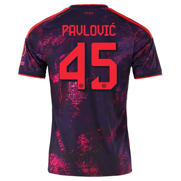 Maillot FC Bayern Munich Pavlovic 45 Homme Third 2026-27 Maillot FC Bayern Munich Pavlovic 45 Homme Third 2026-27