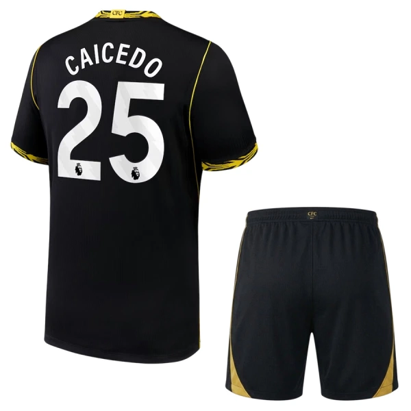 Maillot Chelsea Caicedo 25 Enfant Extérieur 2026-27
