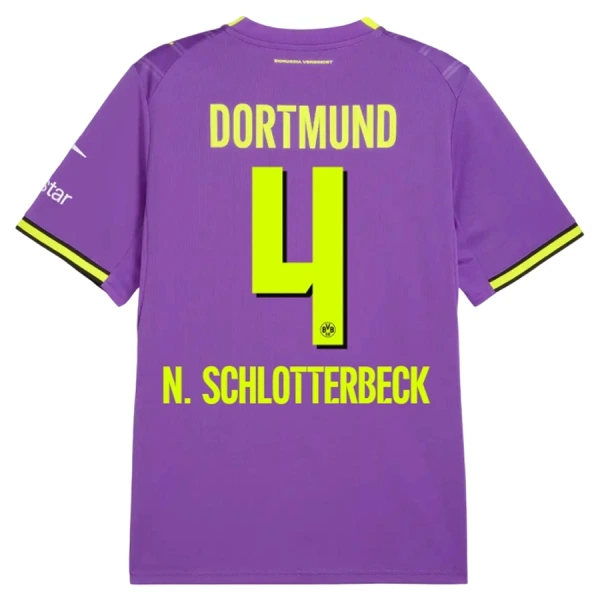 Maillot Borussia Dortmund N. Schlotterbeck 4 Homme Third 2026-27 Maillot Borussia Dortmund N. Schlotterbeck 4 Homme Third 2026-27