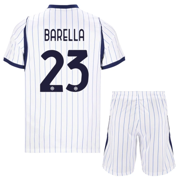 Maillot Inter Milan Barella 23 Enfant Extérieur 2026-27 Maillot Inter Milan Barella 23 Enfant Extérieur 2026-27