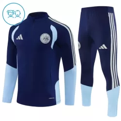 Ajax Amsterdam Sweat d'Entraînement Enfant 2026-27 Quart-Zip Bleue Ajax Amsterdam Sweat d'Entraînement Enfant 2026-27 Quart-Zip Bleue