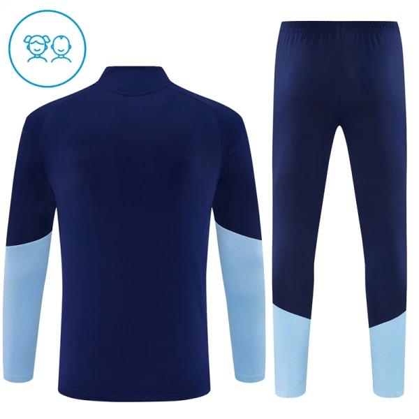 Ajax Amsterdam Sweat d'Entraînement Enfant 2026-27 Quart-Zip Bleue