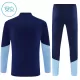 Ajax Amsterdam Sweat d'Entraînement Enfant 2026-27 Quart-Zip Bleue