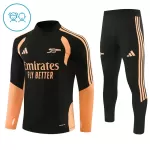 Arsenal Sweat d'Entraînement Enfant 2026-27 Quart-Zip Noire