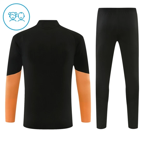Arsenal Sweat d'Entraînement Enfant 2026-27 Quart-Zip Noire