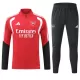 Arsenal Sweat d'Entraînement Homme 2026-27 Quart-Zip Rouge