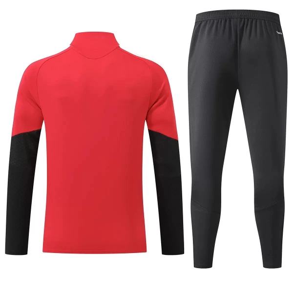 Arsenal Sweat d'Entraînement Homme 2026-27 Quart-Zip Rouge