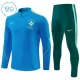 Brésil Sweat d'Entraînement Enfant 2026-27 Quart-Zip Bleue Brésil Sweat d'Entraînement Enfant 2026-27 Quart-Zip Bleue
