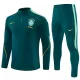 Brésil Sweat d'Entraînement Homme 2026-27 Quart-Zip Verte