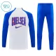 Chelsea Sweat d'Entraînement Enfant 2026-27 Quart-Zip Blanche