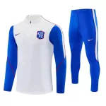 Chelsea Sweat d'Entraînement Homme 2026-27 Quart-Zip Blanche