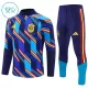 Espagne Sweat d'Entraînement Enfant 2026-27 Quart-Zip Bleue Espagne Sweat d'Entraînement Enfant 2026-27 Quart-Zip Bleue