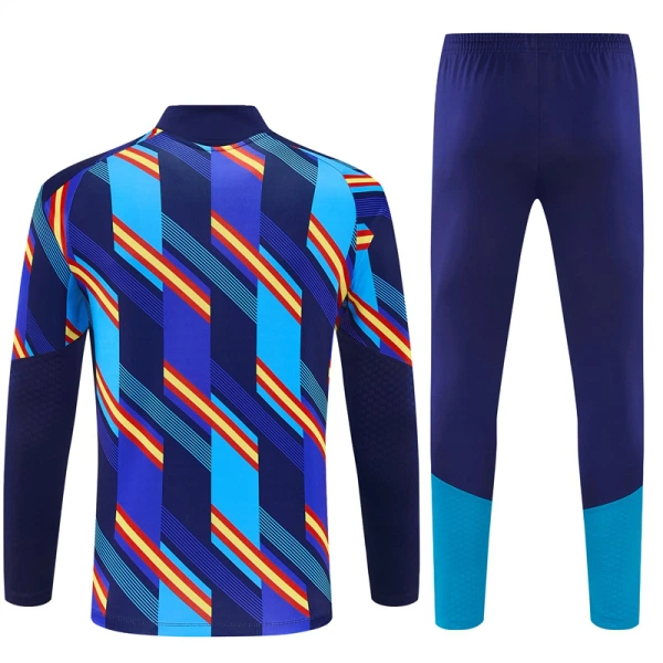 Espagne Sweat d'Entraînement Homme 2026-27 Quart-Zip Bleue