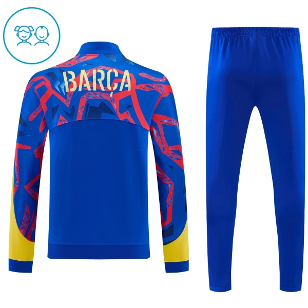 FC Barcelone Ensemble Vestes d'Entraînement Enfant 2026-27 Bleue