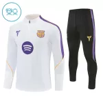 FC Barcelone Sweat d'Entraînement Enfant 2026-27 Quart-Zip Blanche