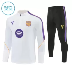 FC Barcelone Sweat d'Entraînement Enfant 2026-27 Quart-Zip Blanche FC Barcelone Sweat d'Entraînement Enfant 2026-27 Quart-Zip Blanche