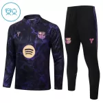 FC Barcelone Sweat d'Entraînement Enfant 2026-27 Quart-Zip Noire