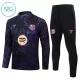 FC Barcelone Sweat d'Entraînement Enfant 2026-27 Quart-Zip Noire FC Barcelone Sweat d'Entraînement Enfant 2026-27 Quart-Zip Noire