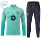 FC Barcelone Sweat d'Entraînement Enfant 2026-27 Quart-Zip Verte FC Barcelone Sweat d'Entraînement Enfant 2026-27 Quart-Zip Verte
