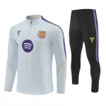 FC Barcelone Sweat d'Entraînement Homme 2026-27 Quart-Zip Blanche