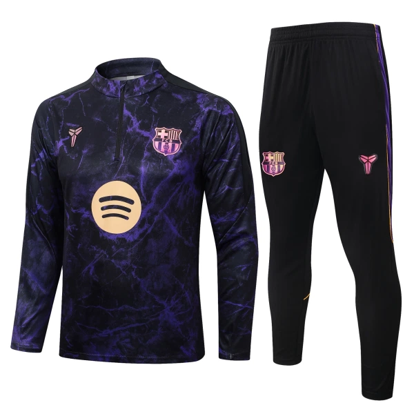 FC Barcelone Sweat d'Entraînement Homme 2026-27 Quart-Zip Noire FC Barcelone Sweat d'Entraînement Homme 2026-27 Quart-Zip Noire