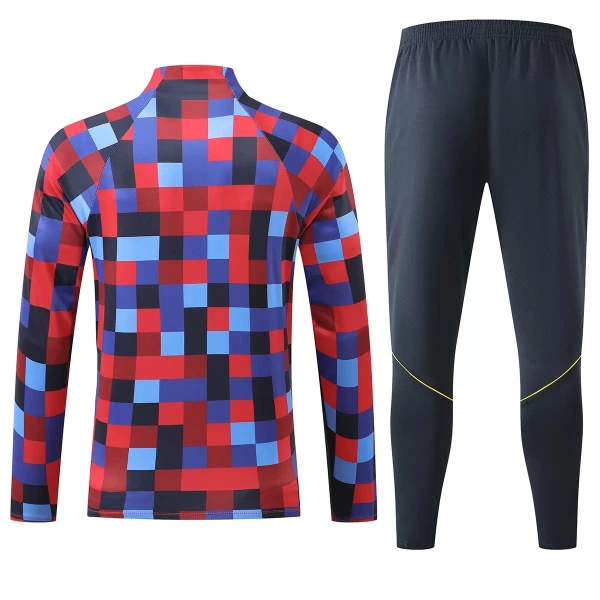 FC Barcelone Sweat d'Entraînement Homme 2026-27 Quart-Zip Rouge