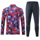 FC Barcelone Sweat d'Entraînement Homme 2026-27 Quart-Zip Rouge