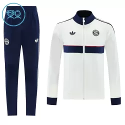 FC Bayern Munich Ensemble Vestes d'Entraînement Enfant 2026-27 Blanche FC Bayern Munich Ensemble Vestes d'Entraînement Enfant 2026-27 Blanche