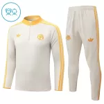 FC Bayern Munich Sweat d'Entraînement Enfant 2026-27 Quart-Zip Blanche