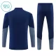 FC Bayern Munich Sweat d'Entraînement Enfant 2026-27 Quart-Zip Bleue