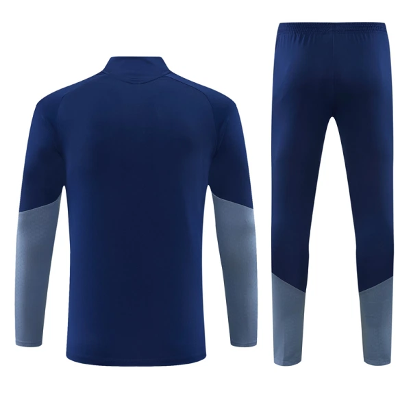 FC Bayern Munich Sweat d'Entraînement Homme 2026-27 Quart-Zip Bleue