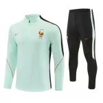 France Sweat d'Entraînement Homme 2026-27 Quart-Zip Blanche