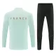 France Sweat d'Entraînement Homme 2026-27 Quart-Zip Blanche