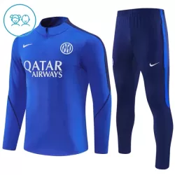 Inter Milan Sweat d'Entraînement Enfant 2026-27 Quart-Zip Bleue Inter Milan Sweat d'Entraînement Enfant 2026-27 Quart-Zip Bleue