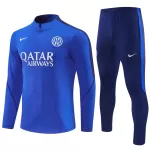Inter Milan Sweat d'Entraînement Homme 2026-27 Quart-Zip Bleue