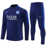 Inter Milan Sweat d'Entraînement Homme 2026-27 Quart-Zip Bleue