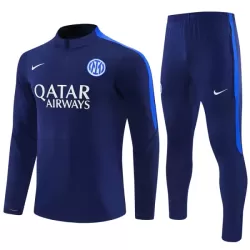 Inter Milan Sweat d'Entraînement Homme 2026-27 Quart-Zip Bleue Inter Milan Sweat d'Entraînement Homme 2026-27 Quart-Zip Bleue