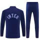 Inter Milan Sweat d'Entraînement Homme 2026-27 Quart-Zip Bleue