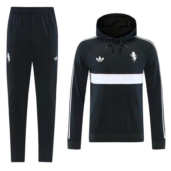 Juventus Hoodie Sweat d'Entraînement Homme 2026-27 Noire Juventus Hoodie Sweat d'Entraînement Homme 2026-27 Noire