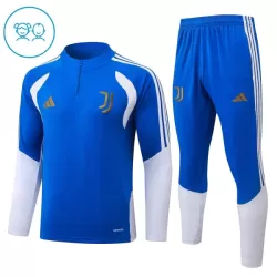 Juventus Sweat d'Entraînement Enfant 2026-27 Quart-Zip Bleue Juventus Sweat d'Entraînement Enfant 2026-27 Quart-Zip Bleue