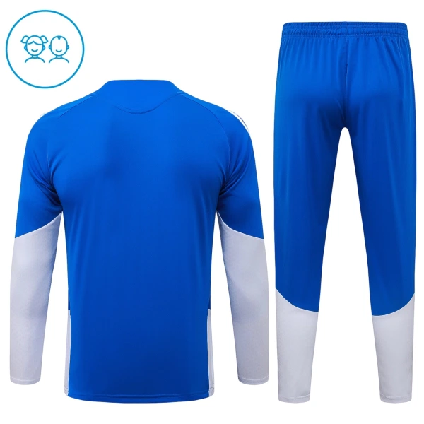 Juventus Sweat d'Entraînement Enfant 2026-27 Quart-Zip Bleue