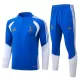 Juventus Sweat d'Entraînement Homme 2026-27 Quart-Zip Bleue Juventus Sweat d'Entraînement Homme 2026-27 Quart-Zip Bleue