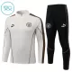Manchester City Sweat d'Entraînement Enfant 2026-27 Quart-Zip Gris Manchester City Sweat d'Entraînement Enfant 2026-27 Quart-Zip Gris